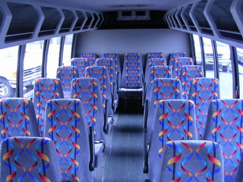 Nashville 15-35 Passenger Minibuses Interior