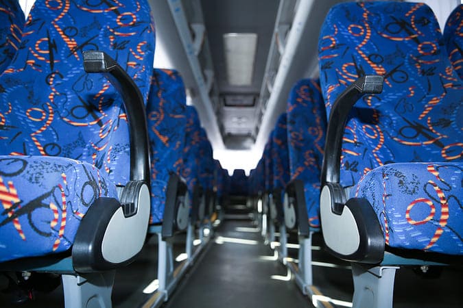 Nashville 47-56 Passenger Charter Buses Interior