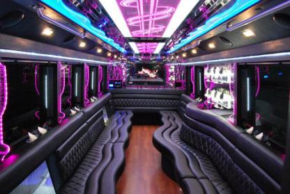 Nashville 50 Passenger Party Bus Interior